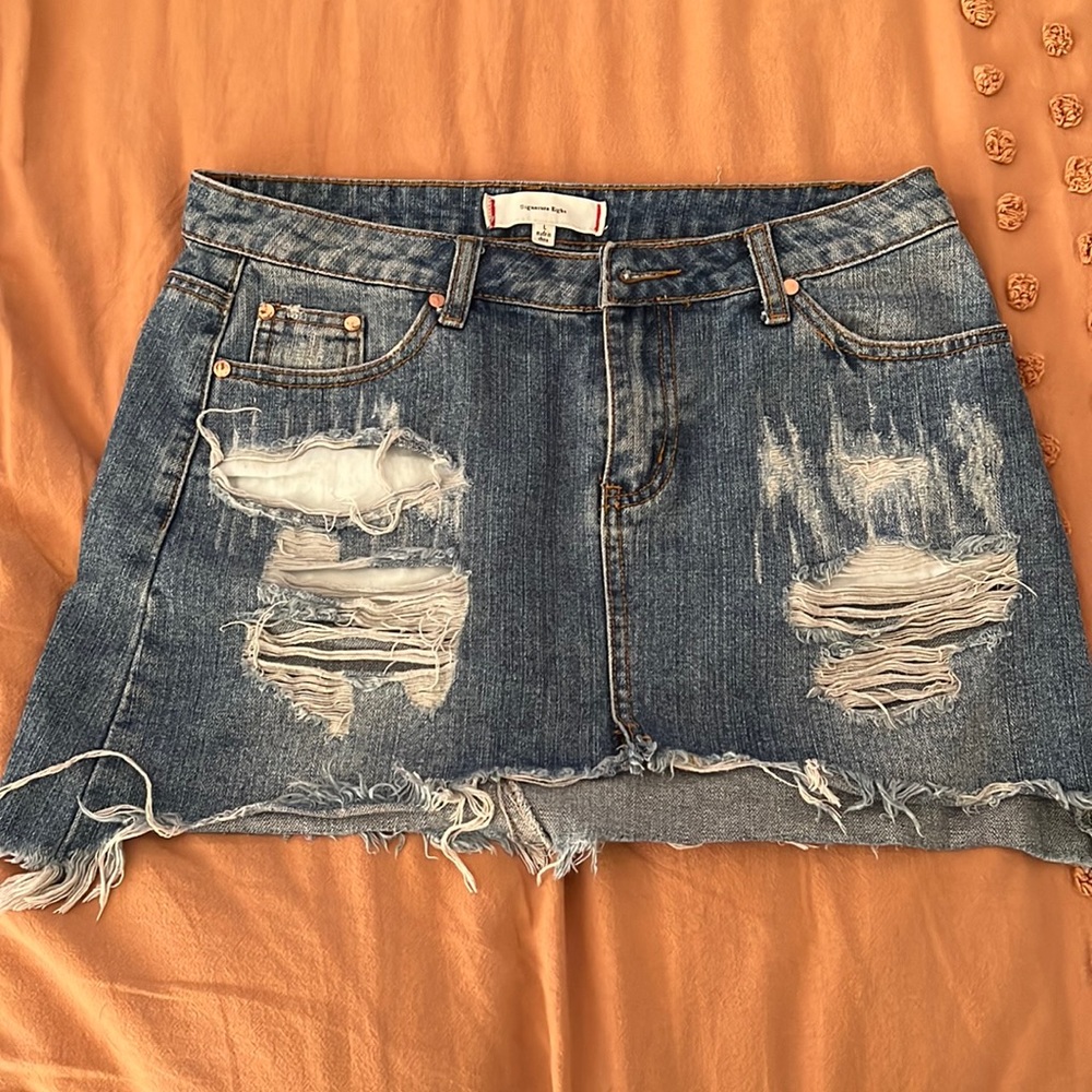 Denim skirt